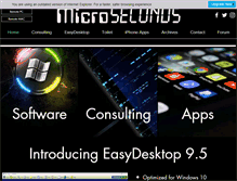 Tablet Screenshot of microseconds.com